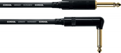 CORDIAL  C&acirc;ble guitare jack droit/coud&eacute; 3 m