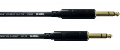 CORDIAL  CFM6VV - C&acirc;ble audio st&eacute;r&eacute;o jack-jack m&acirc;le 6 m