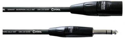CORDIAL  CIM9MV - C&acirc;ble audio XLR m&acirc;le - jack st&eacute;r&eacute;o m&acirc;le 9 m