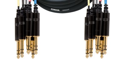 CORDIAL  - CML 8-0 VV 5 C - C&acirc;ble Audio 8x Jack St&eacute;r&eacute;o 6,35 mm vers 8x Jack St&eacute;r&eacute;o 6,35 mm - 5,00 m