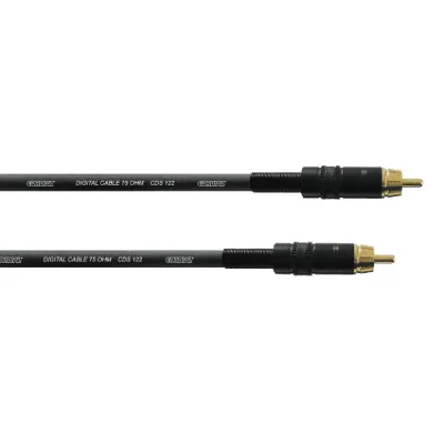 CORDIAL  CPDS1CC - C&acirc;ble SPDIF RCA-RCA 1 m
