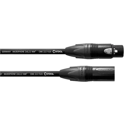 CORDIAL  Cpm10fm-Flex - C&acirc;ble Micro Xlr 10m Ultra Flexible