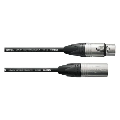 CORDIAL  Cxm 5 Fm-Snowp C&acirc;ble Pour Instrument/Guitare Jack 6.3mm / Jack 6.3mm - 5m