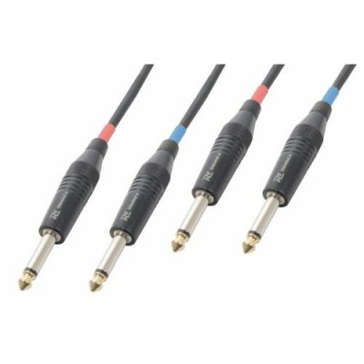 POWER DYNAMICS Cordon 2x Jack 635 M&acirc;le Mono / 2x Jack 635 M&acirc;le Mono 5 M