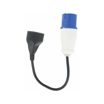 DHOME Cordon adaptateur pour borne de camping  - M&acirc;le UE / Femelle 16A