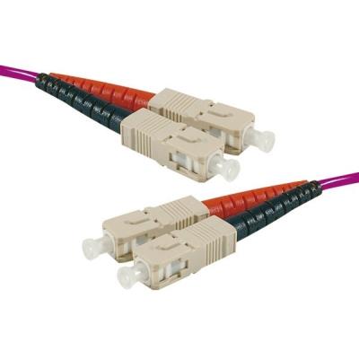 GENERIQUE Cordon duplex om4 50 125 rose lszh sc sc - 10m