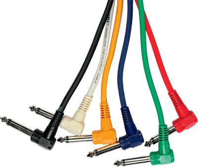 YELLOW CABLE Cordon Jack Coud&eacute; Mono M Jack Coud&eacute; Mono M 30 CM - Lot de 6