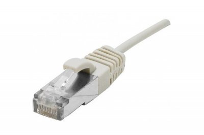 DEXLAN Cordon Patch Blind&eacute; Rj45 Fin Gris 2m Cat 6a S/ftp Lsoh Sng