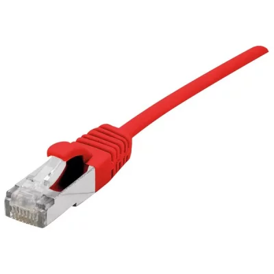 DEXLAN Cordon Patch Blind&eacute; Rj45 Fin Rouge 3m Cat 6a S/ftp Lsoh Sng