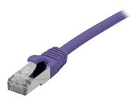 CONNECT Cordon patch rj45 f utp cat 6a lsoh snagless violet - 20 m