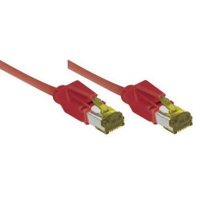 GENERIQUE Cordon patch rj45 s ftp cat 6a lsoh snagless rouge - 1 m tecline 72201r 