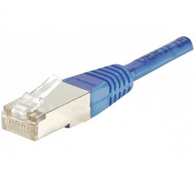 CONNECT Cordon Rj45 Budget Cat&eacute;gorie 5e F/utp Bleu - 015 M