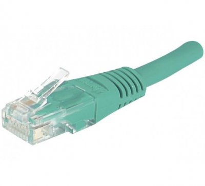 MANUTAN Cordon Rj45 Budget Cat&eacute;gorie 5e U/utp Vert - 2 M