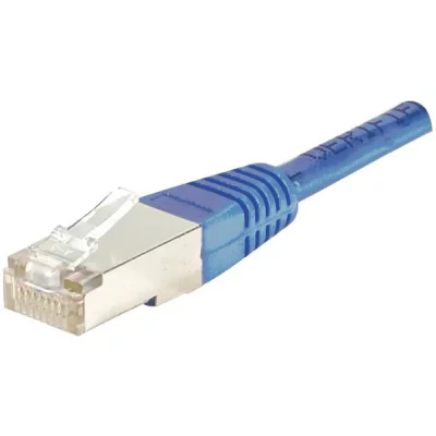 MANUTAN Cordon Rj45 Budget Cat&eacute;gorie 6 F/utp Bleu - 25 M