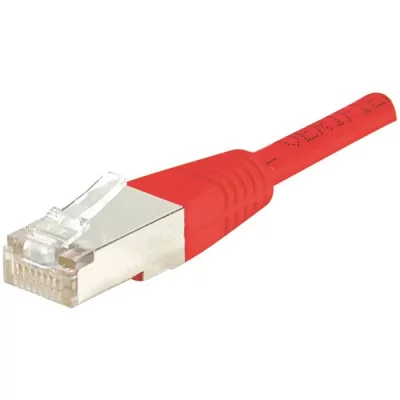 EXC Cordon Rj45 Budget Cat&eacute;gorie 6 F/utp Rouge - 20 M