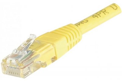 CONNECT Cordon Rj45 Budget Cat&eacute;gorie 6 U/utp Jaune - 05 M
