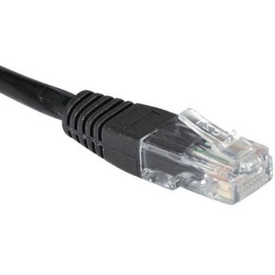 EXC Cordon Rj45 Budget Cat&eacute;gorie 6 U/utp Noir - 3 M