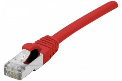 DEXLAN Cordon Rj45 C&acirc;ble Cat&eacute;gorie 7 S/ftp Lsoh Rouge - 20 M 
