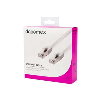 DACOMEX Cordon RJ45 cat. 6 f/utp lsoh snagless blanc - 2 m (199053) - 