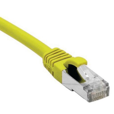 GENERIQUE Cordon RJ45 cat&eacute;gorie 5e F/UTP snagless jaune - 5 m