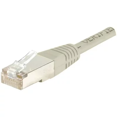 MANUTAN Cordon RJ45 cat&eacute;gorie 6 F/UTP gris - 0,5 m