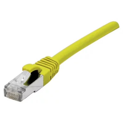 MCAD Cordon RJ45 cat&eacute;gorie 6 F/UTP LSOH snagless jaune - 2 m