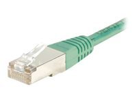 CONNECT Cordon RJ45 cat&eacute;gorie 6 F/UTP vert - 0,15 m