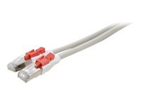 HYPERTEC Cordon Rj45 Cat&eacute;gorie 6 S/ftp &Agrave; Verrouillage Gris - 1 M