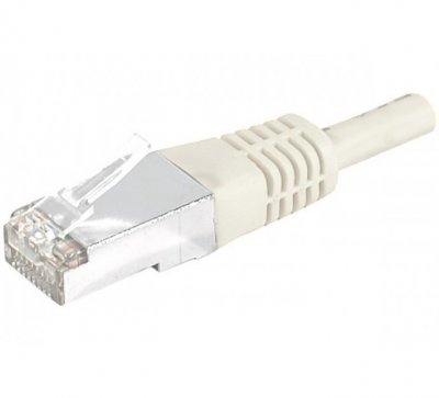 EXC Cordon RJ45 cat&eacute;gorie 6 S/FTP gris - 0,3 m