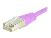 CUC Cordon RJ45 cat&eacute;gorie 6 S/FTP rose - 0,15 m