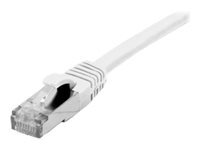 MANUTAN Cordon RJ45 cat&eacute;gorie 6A F/UTP LSOH snagless blanc - 0,5 m