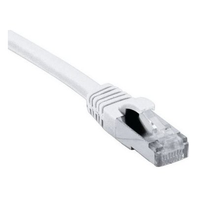 MANUTAN Cordon Rj45 Cat&eacute;gorie 6a F/utp Lsoh Snagless Blanc - 15 M