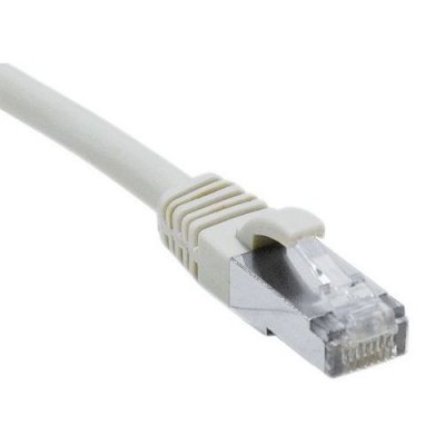 DEXLAN Cordon RJ45 cat&eacute;gorie 6A F/UTP LSOH snagless gris - 1,5 m