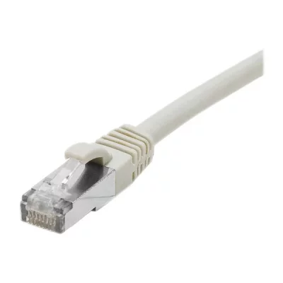 MCAD Cordon RJ45 cat&eacute;gorie 6A F/UTP LSOH snagless gris - 1 m