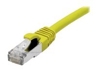 DEXLAN Cordon Rj45 Cat&eacute;gorie 6a F/utp Lsoh Snagless Jaune - 15 M