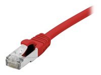 MCAD Cordon RJ45 cat&eacute;gorie 6A F/UTP LSOH snagless rouge - 5 m