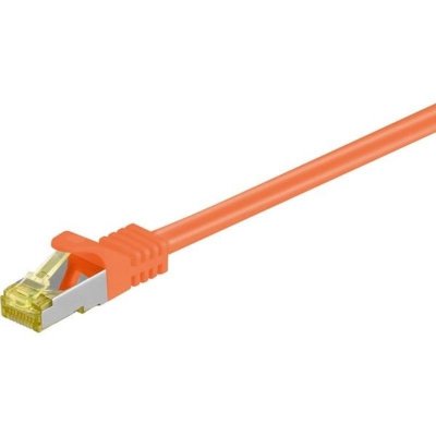 GOOBAY Cordon rj45 cat&eacute;gorie 7 s ftp 0.5 m (orange) generique 91579
