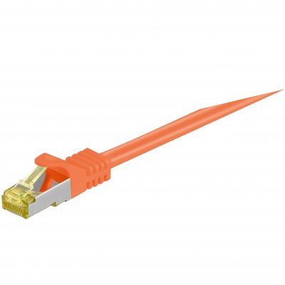 GOOBAY Cordon rj45 cat&eacute;gorie 7 s ftp 1 m (orange) generique 91588