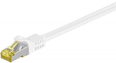 GOOBAY Cordon RJ45 cat&eacute;gorie 7 S/FTP 30 m (Blanc)