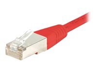 GENERIQUE Cordon Rj45 Crois&eacute; Cat&eacute;gorie 6 S/ftp Rouge - 2 M