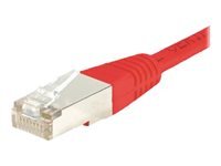 EXC Cordon RJ45 patch F/UTP CAT 5e Rouge - 3,00 m