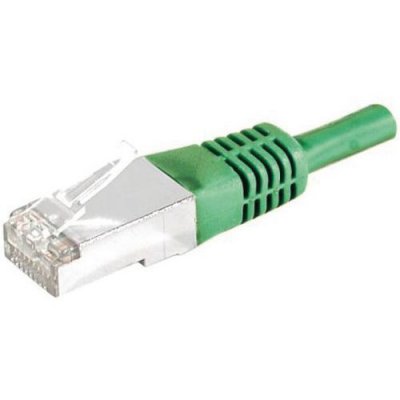 EXC Cordon RJ45 patch F/UTP CAT 5e Vert - 3,00 m