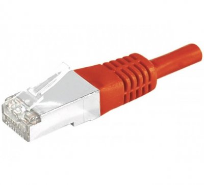EXC Cordon RJ45 patch SSTP CAT 6 Rouge - 10,00 m