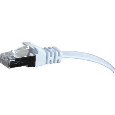 DEXLAN Cordon RJ45 plat cat&eacute;gorie 6 U/FTP snagless blanc - 3 m