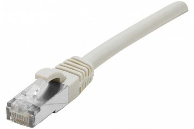 DEXLAN Cordon Rj45 Sur C&acirc;ble Cat&eacute;gorie 7 S/ftp Lsoh Gris 1m 