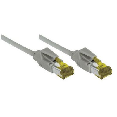 DEXLAN Cordon RJ45 sur c&acirc;ble cat&eacute;gorie 7 S/FTP LSOH snagless gris - 1 m