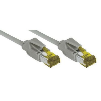 MANUTAN Cordon RJ45 sur c&acirc;ble cat&eacute;gorie 7 S/FTP LSOH snagless gris - 30 m