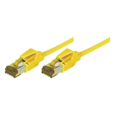 GENERIQUE Cordon RJ45 sur c&acirc;ble cat&eacute;gorie 7 S/FTP LSOH snagless jaune - 15 m