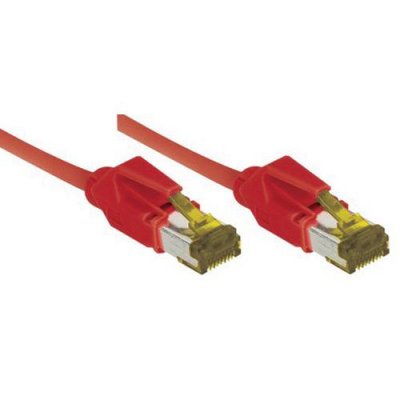 CUC Cordon RJ45 sur c&acirc;ble cat&eacute;gorie 7 S/FTP LSOH snagless rouge - 0,3 m