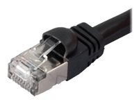 MANUTAN Cordon RJ45 VoIP cat&eacute;gorie 6 S/FTP snagless noir - 2 m